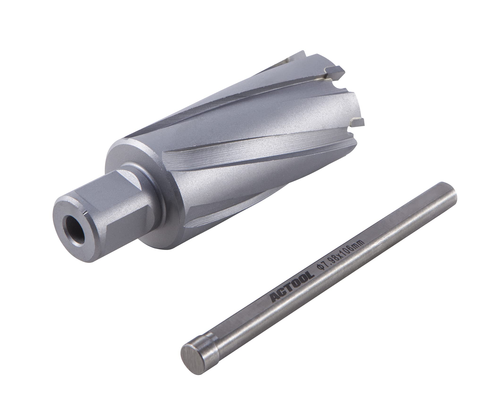 ACTOOL 1-3/8'' Diameter x 2'' Depth of Cut Carbide Tipped TCT ANNULAR Cutter with 3/4'' Weldon Shank