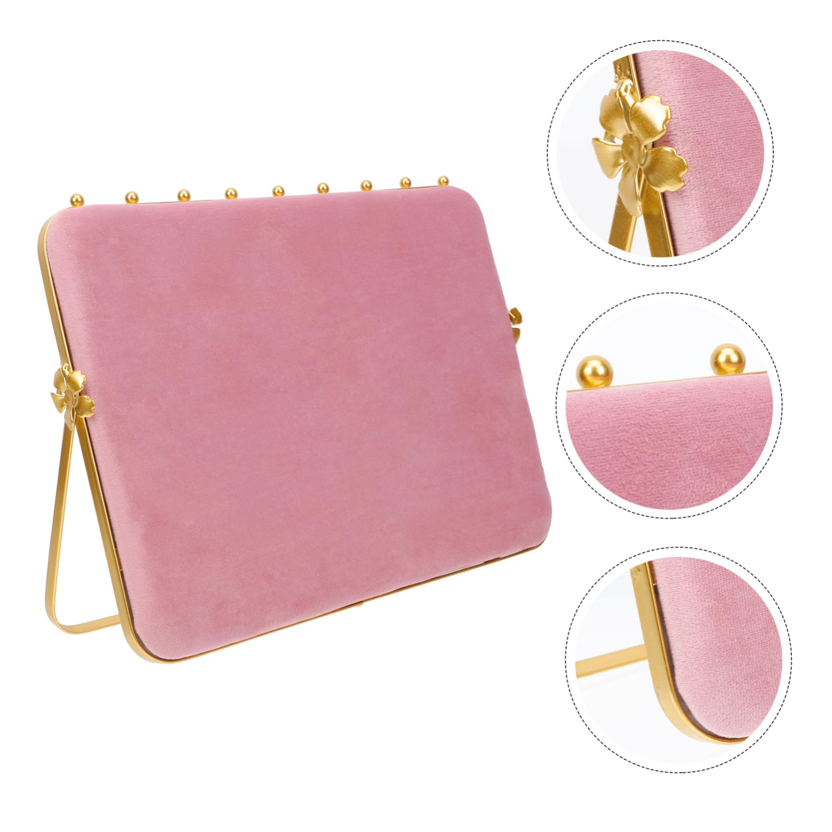 Espositore in Lega Nordico in Stile Rosa Gioielli Metallo e Struttura Organizer Multifunzionale Decorazione da Elegante Orecchini Tavolo