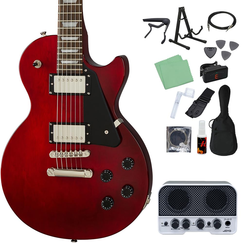 Amazon | Epiphone Les Paul Studio Wine Red エレキギター初心者14点 