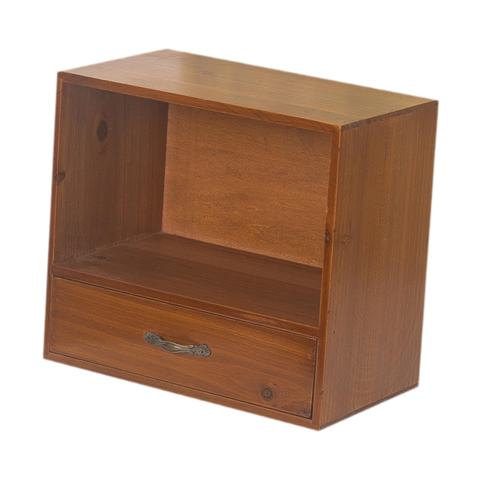 BNF® Desktop Storage Rack Wooden 2 Layer for Action Figures Sundries Collectibles|Home & Garden |Household Supplies & Cleaning|Home Organization|Other Home Organization