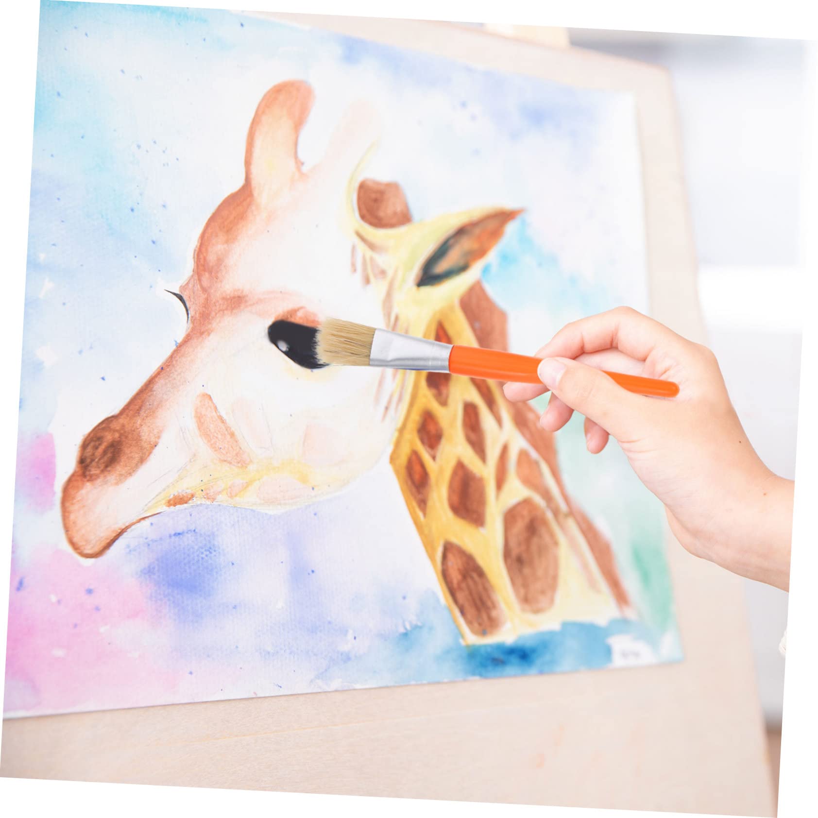 jojofuny 3 Sätze Teiliges Bunte Malpinsel Für Ölmalwerkzeug Mit Feinen Borsten Für Kreative Kunstprojekte Und Doodling Spaß Für Kleine Künstler 20 Stück * 3