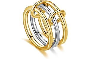Connected Rings: Interlocking Bands for Stylish Expression