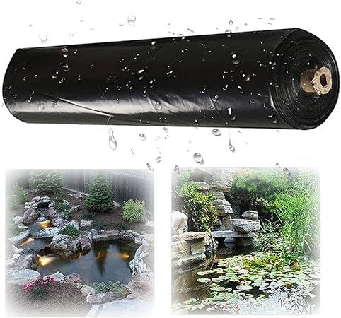 Image 3x3m 4x8m Rubber Pond Liner, Heavy Duty Fish Pond Preformed Liners, Impermeable Protective Underlayment For Koi Ponds, Landscaping 0.2mmThick Image 3x3m 4x8m Rubber Pond Liner, Heavy Duty Fish Pond Preformed Liners, Impermeable Protective Underlayment For Koi Ponds, Landscaping 0.2mmThick