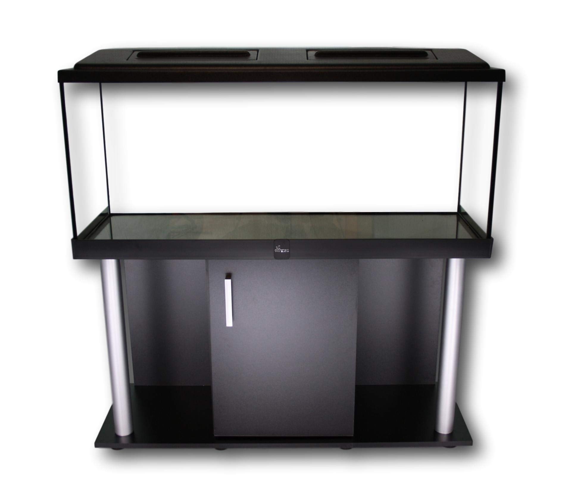 Diversa AQUARIUM WITH LID AND STAND/CABINET Professional Fish Tank - Real Glass, Standard Rectangle (240 Litre Set)