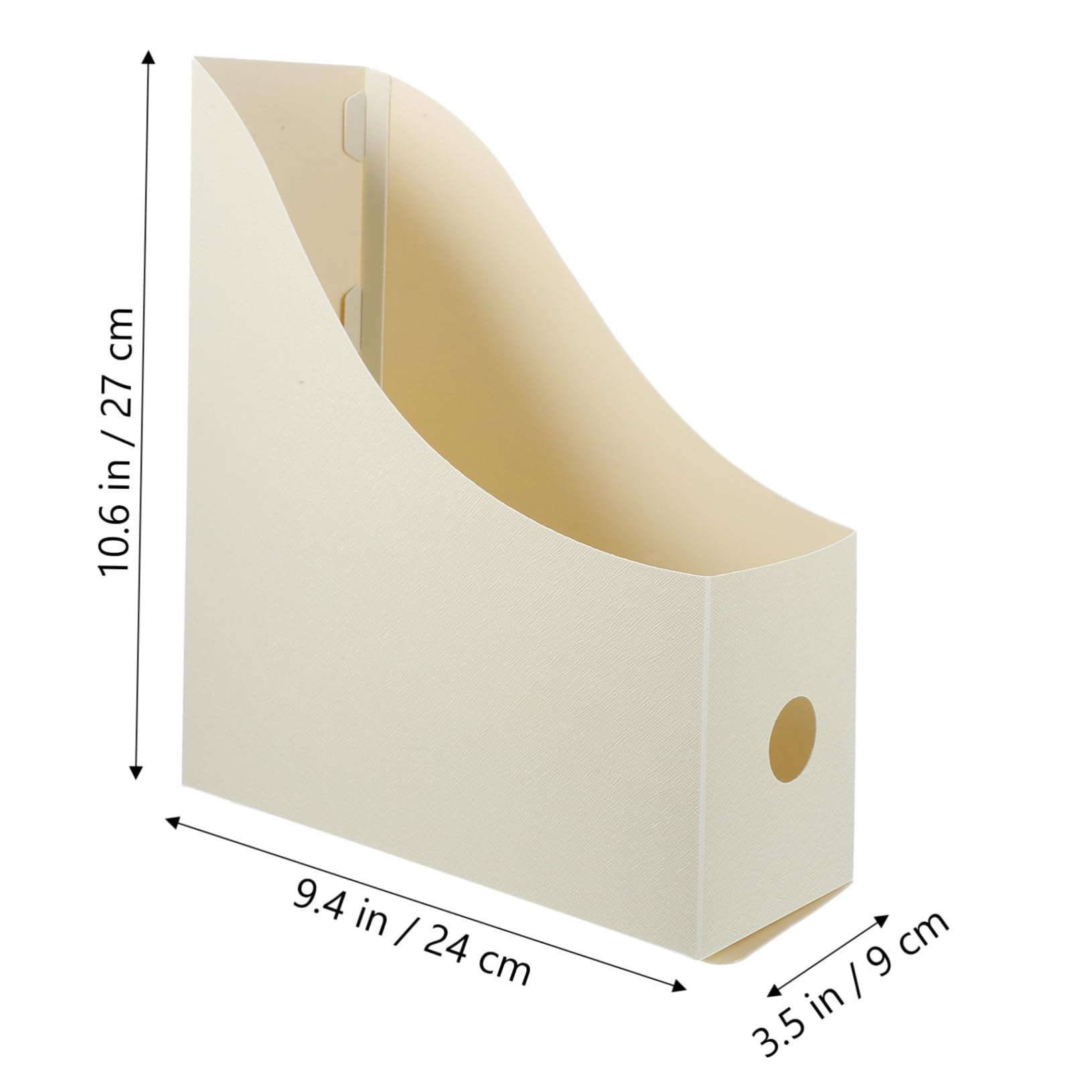 OSALADI 2Pcs Document Organizer Simple File Storage Boxes for Desk Book Holder and Folder Holder for Office and School Use Light Easy to Assemble