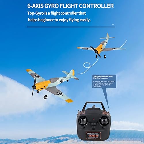 Miniatura 3 de GoolRC Aviones RC Aviones de control remoto Aviones RC Jet 2.4GHz Avión RC de 6 ejes Gyro Gliding Aviones Juguetes de vuelo para adultos Niños Niños