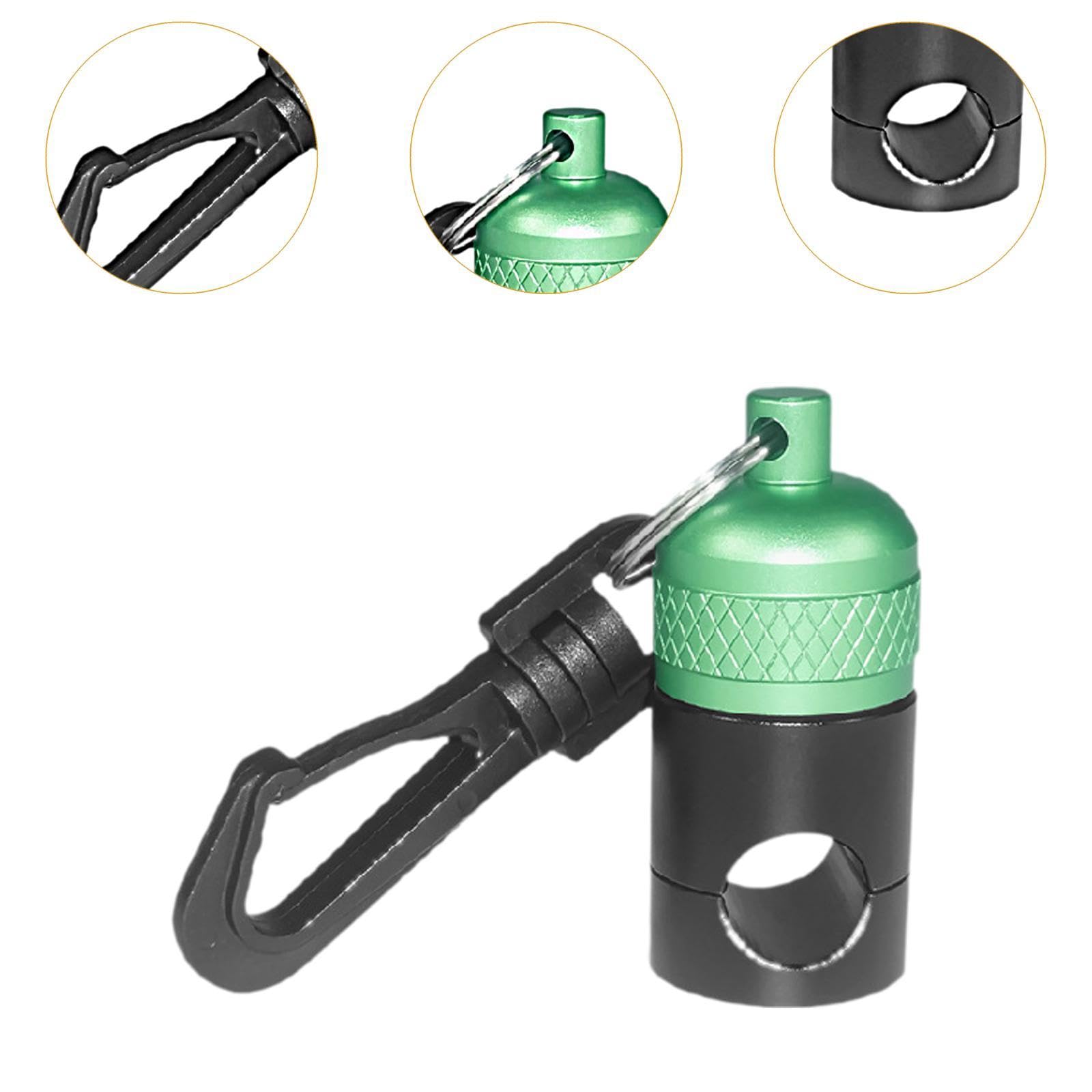 Perfeclan Magnethalter, Halter Magnet Atemregler Schlauchhalter Retainer Clip Tauchzubehör, Aluminiumlegierung Reglerschlauchhalter zum Schnorcheln