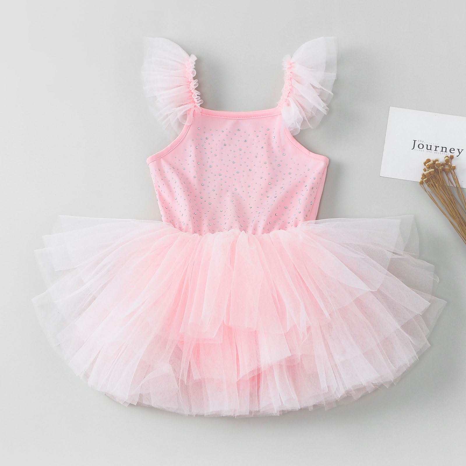 Tutu.kk Leotardos de baile para niñas pequeñas, sin mangas, de tul, vestido de ballet y tutú, disfraz de bailarina para cumpleaños, fiesta