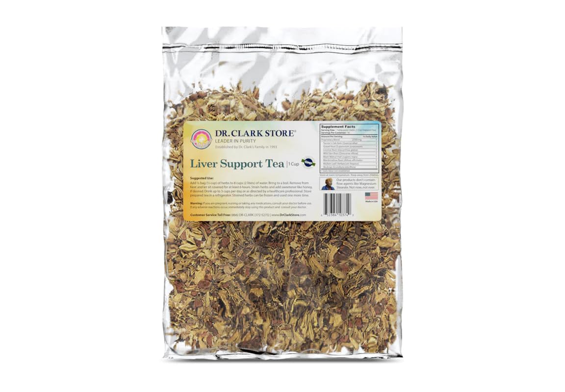 Dr. Clark Store Liver Support Tea – 1 Cup, Supports Liver Detox & Health