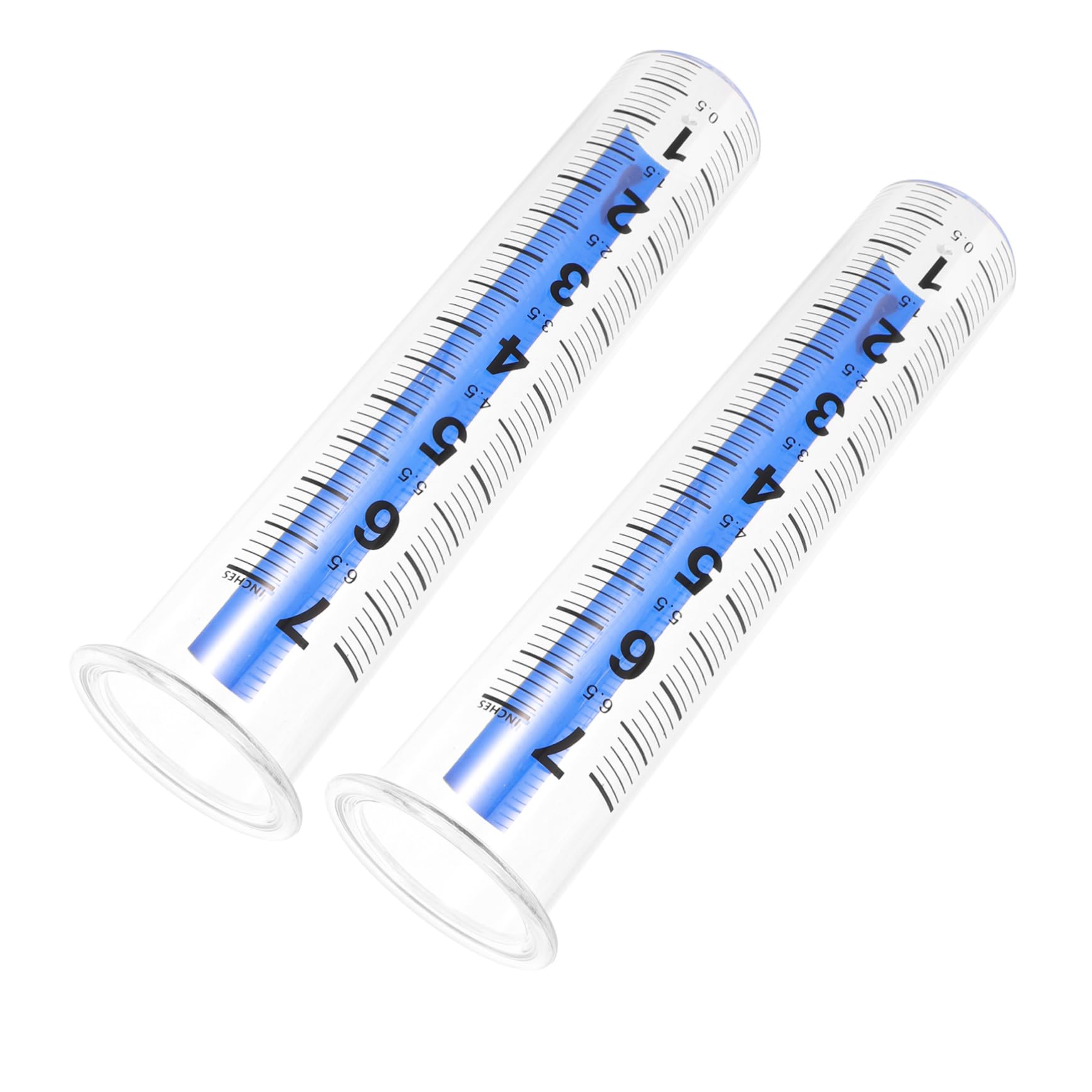 BESPORTBLE 3 Set Pluviometro Da Giardino Espandibile Kit Erogatori Pluviometri Tubo Flessibile Catena Della Pioggia Misura Piovere Solare Plastica Riutilizzabile 2 Pezzi * 3