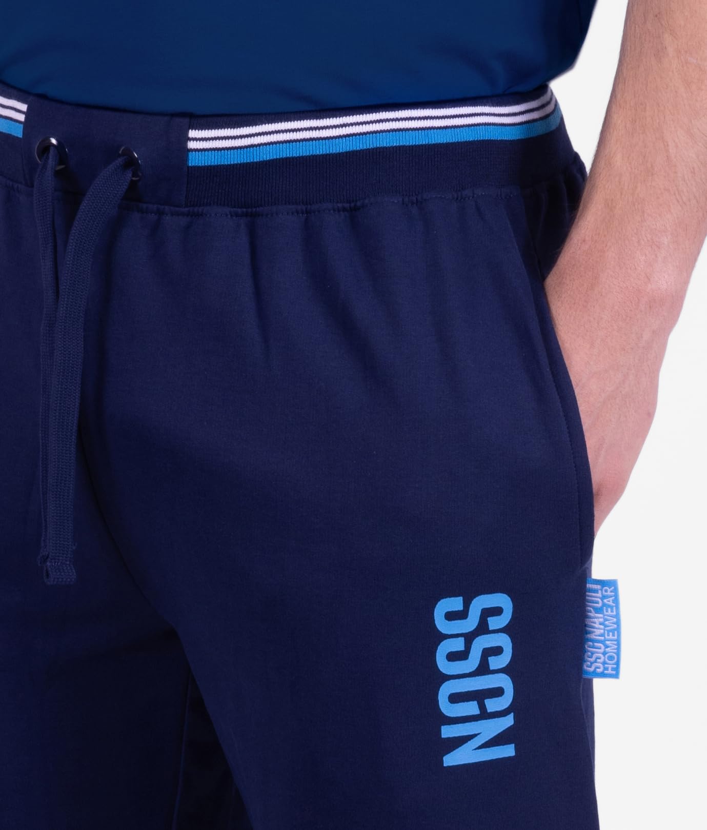 hermet Parte Sotto Homewear Napoli Adulto sous, Bleu, L Mixte