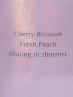 Vista 6 de Victoria's Secret Love Spell Shimmer Mist, spray corporal para mujeres, notas de flor de cerezo y fragancia de melocotón fresco (8.4 onzas)