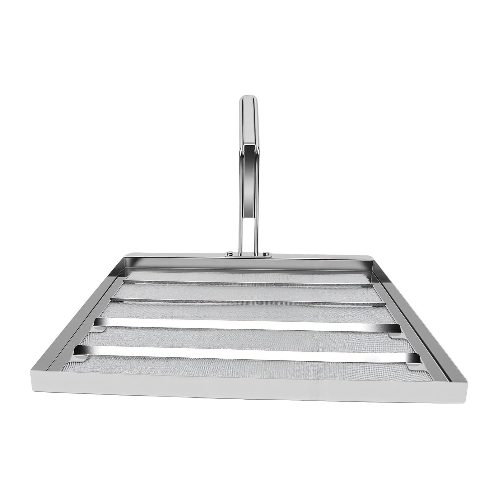 banapoy Filtro per Friggitrice Commerciale, Filtro per Olio per Friggitrice in Acciaio Inossidabile 304 con Rete da 500 Micron, Schermo per Olio con Termometro per Ristoranti, Cucine