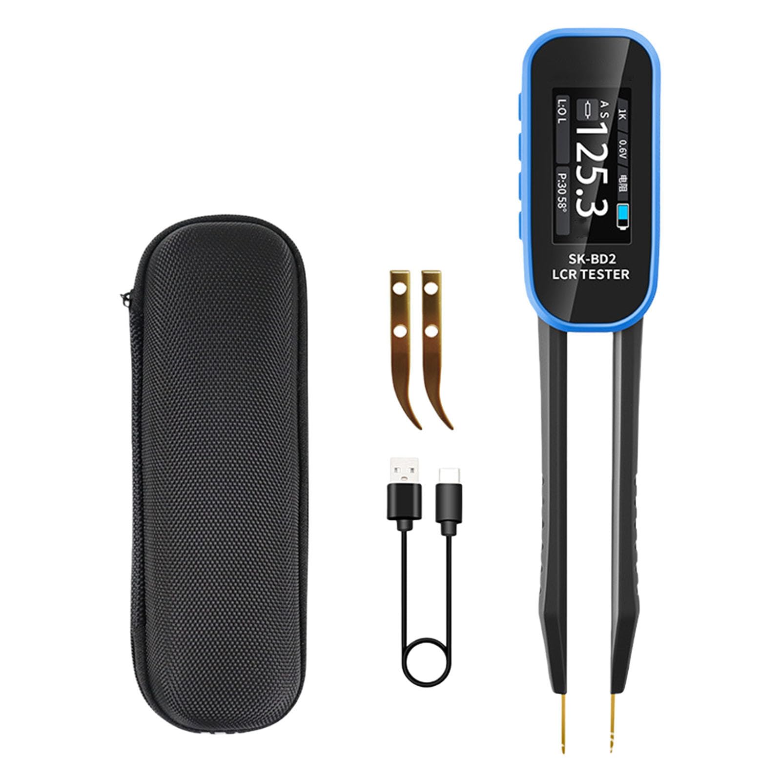 Rgybao Digital Component Analyzers 7 Waveform Option Auto Frequency Scan Bilingual Mode Rechargeable Tester Multiple Frequency Component Analyzers
