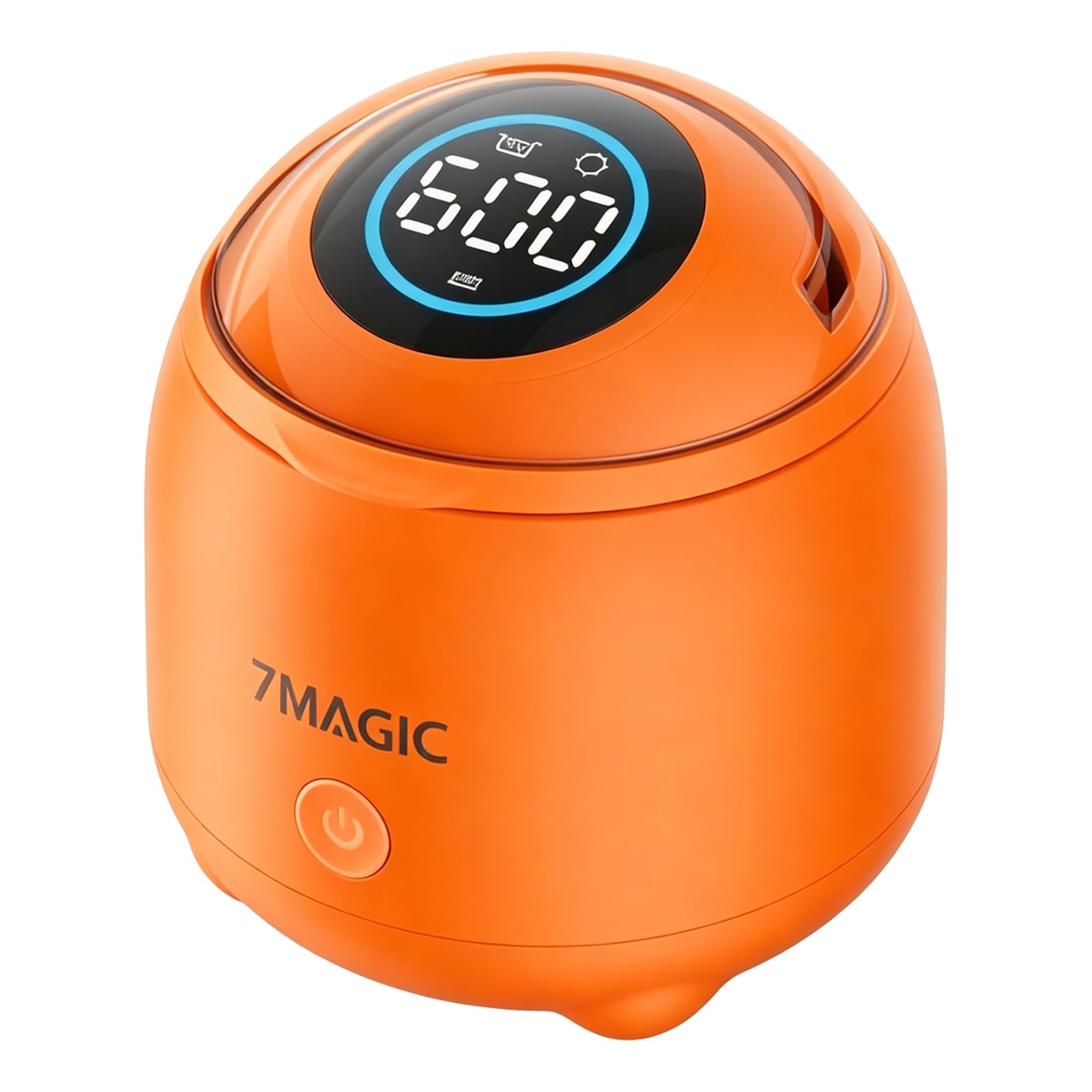 7MAGIC Pulitore ultrasuoni per bite dentale, 48 kHz, UV-C, Arancione