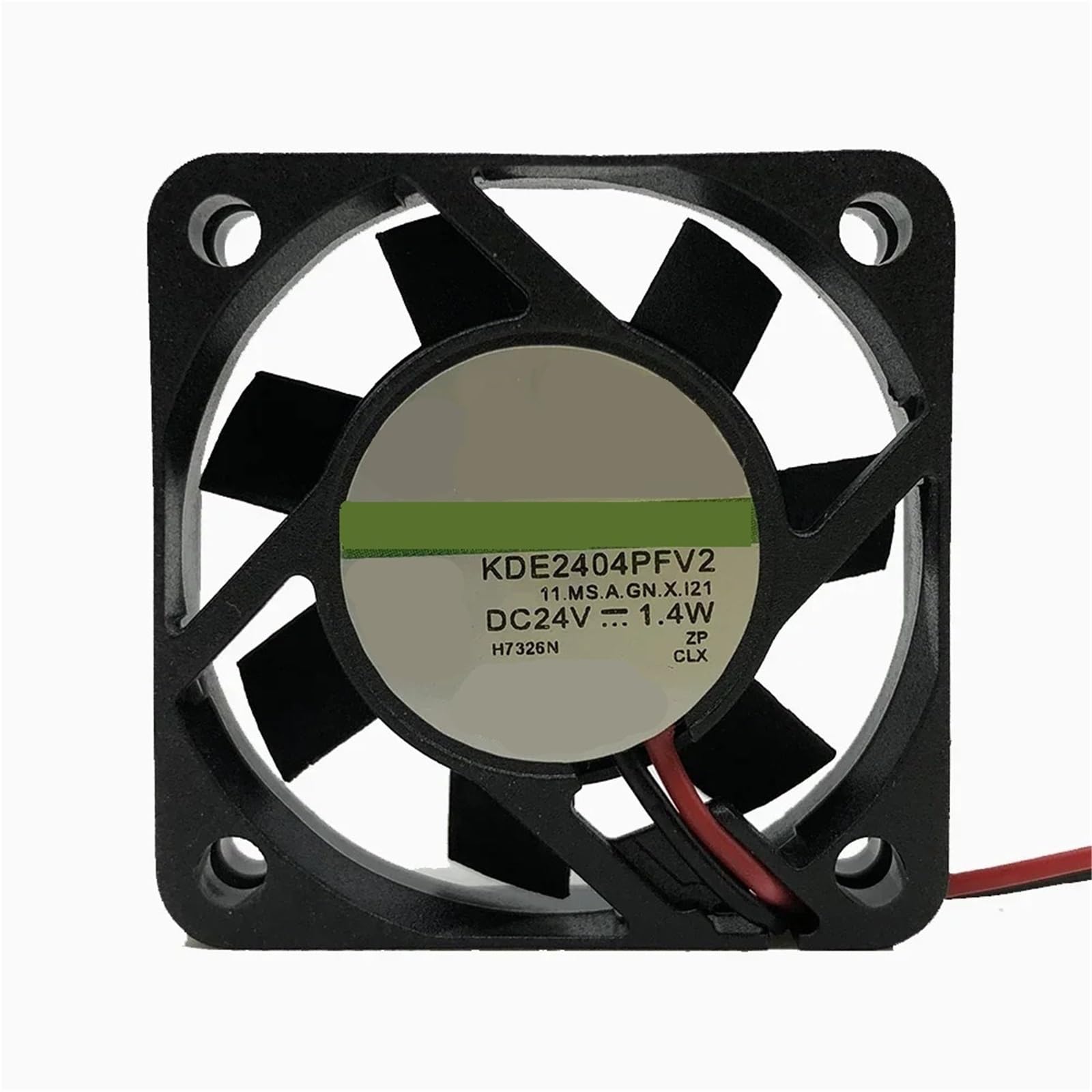 KDE2404PFV2 4010 cichy wentylator z 2 przewodami, przetwornica częstotliwości, 40 x 40 x 10 mm, DC 24 V 1,4 W, 4 cm
