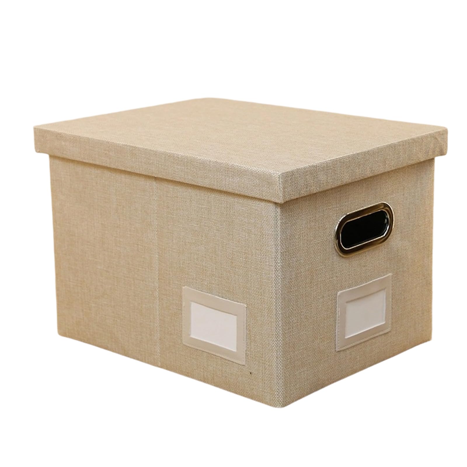 PANGBOER Sturdy Foldable Storage Box with Carrying Handle Ideal for Files Books and Toy Desk File Storage