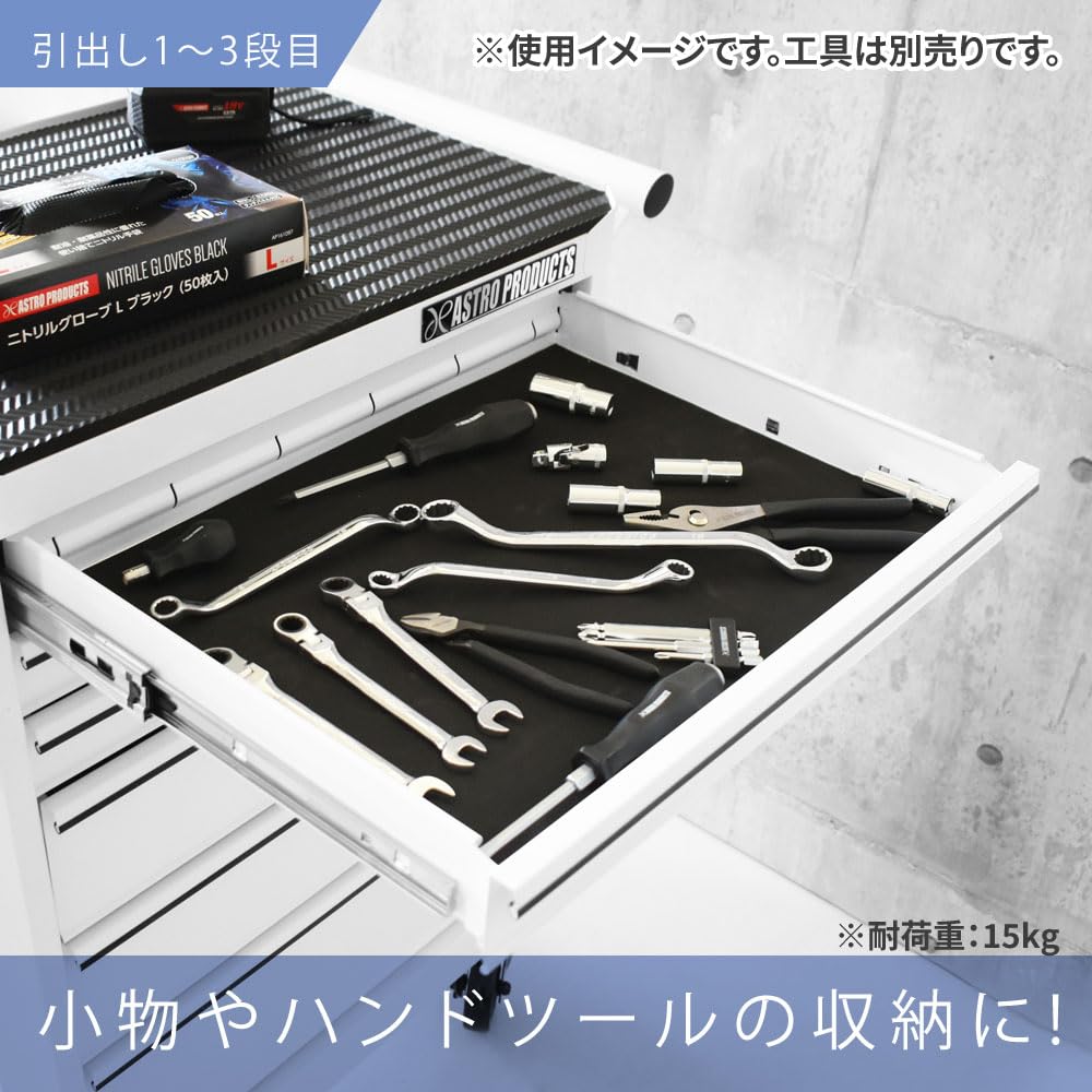 Amazon.co.jp: AP ロールキャビネット 6段 ホワイト RC086 03-10862