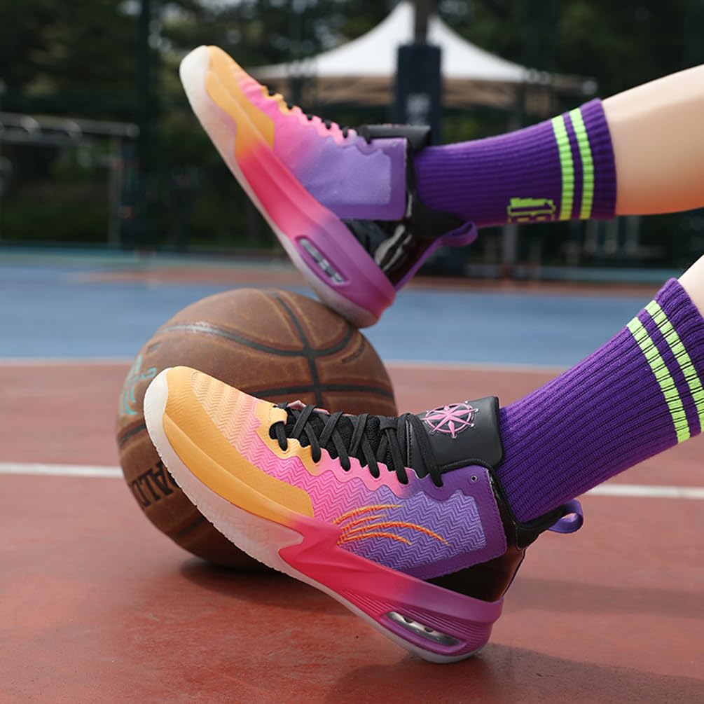 Męskie buty do koszykówki, buty sportowe, amortyzujące wstrząsy, oddychające, do koszykówki, męskie, lekkie buty sportowe, do biegania, antypoślizgowe, sportowe sneakersy, bsk f32, 36 EU