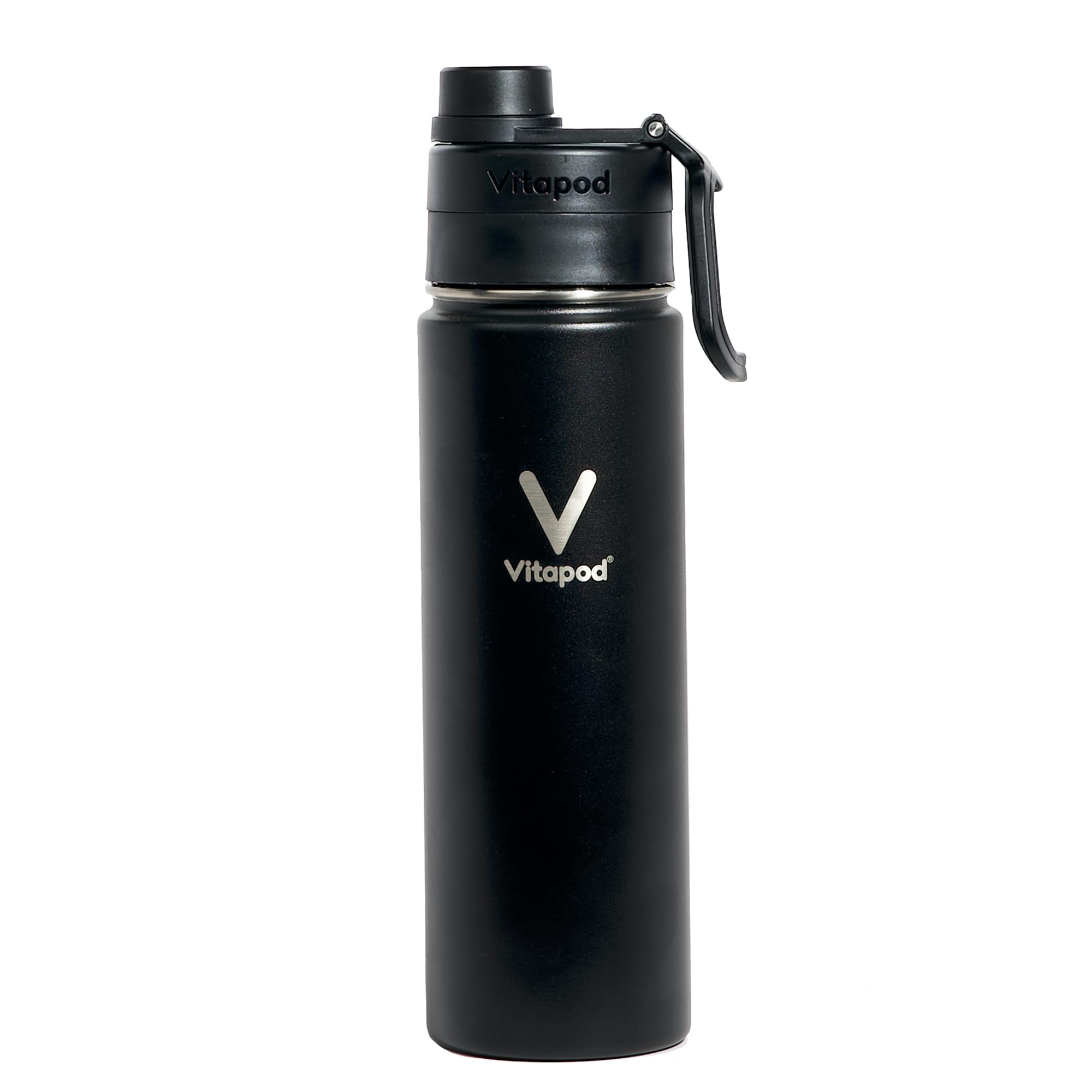Vitapod Vacuum Insulated Stainless Steel Water Bottle, Double Wall, Leak Proof,...
