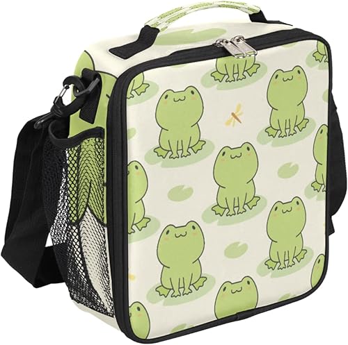 Miniatura 7 de Lonchera Flamingo para niños, bolsa de almuerzo aislada con piña para niñas y niños, bolsa de preparación de comidas congelable con correa