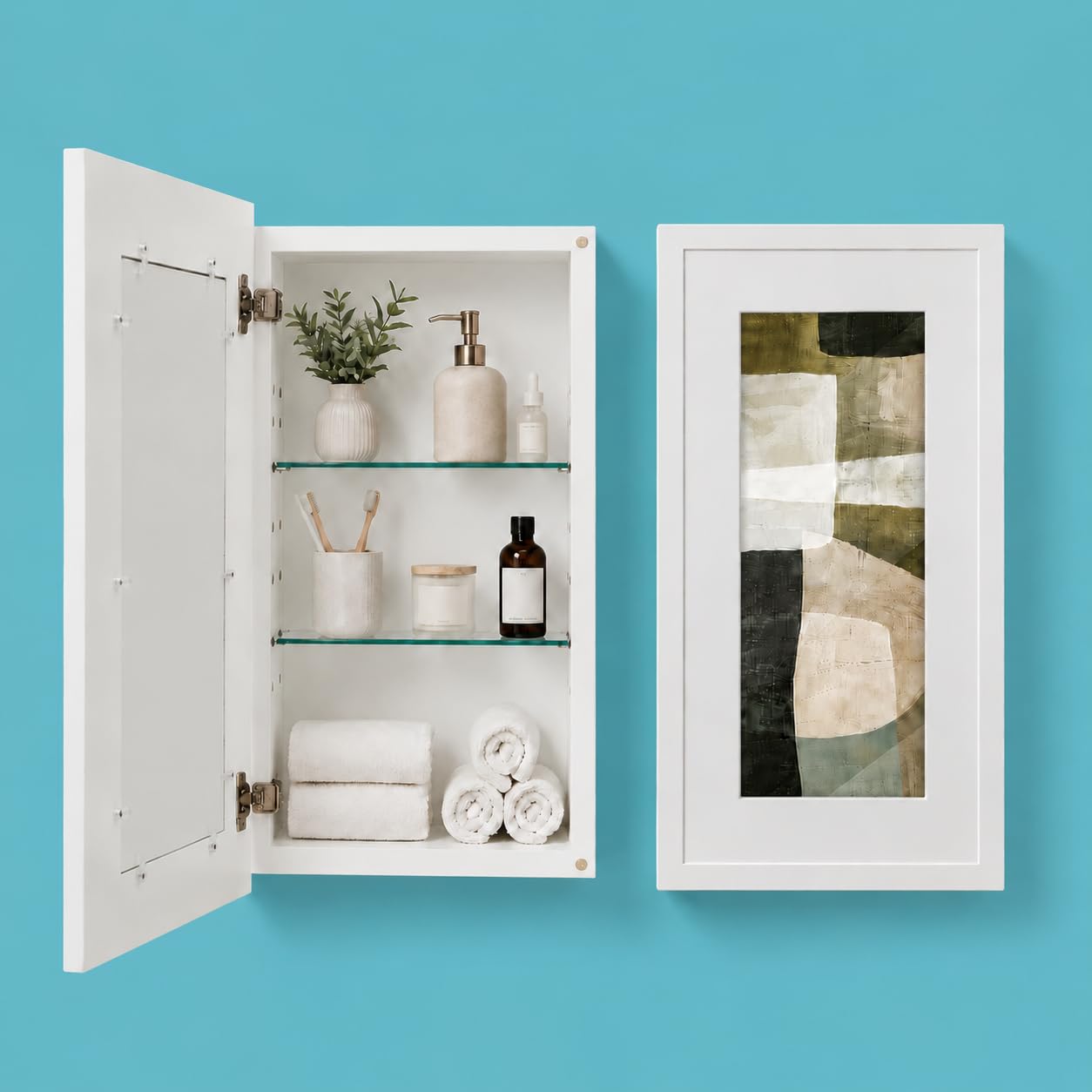 Potter-Island 14x24 Picture Frame Cabinet