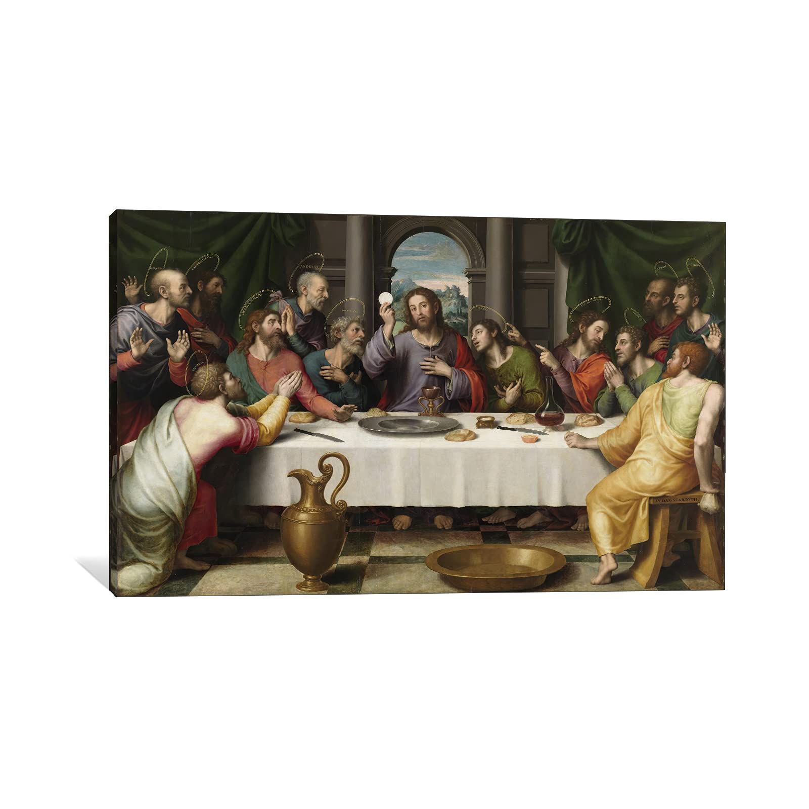 Christian Wall Art Last Supper Wall Decor The Last Supper Painting Canvas Print