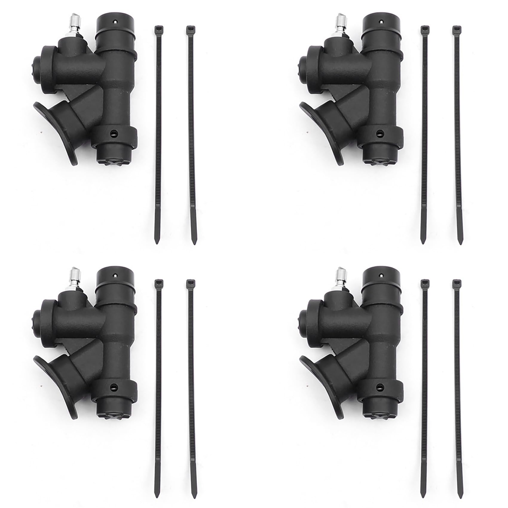 Inflador de potencia universal para buceo pack de 4 piezas con boquilla orientada a 45 grados 6