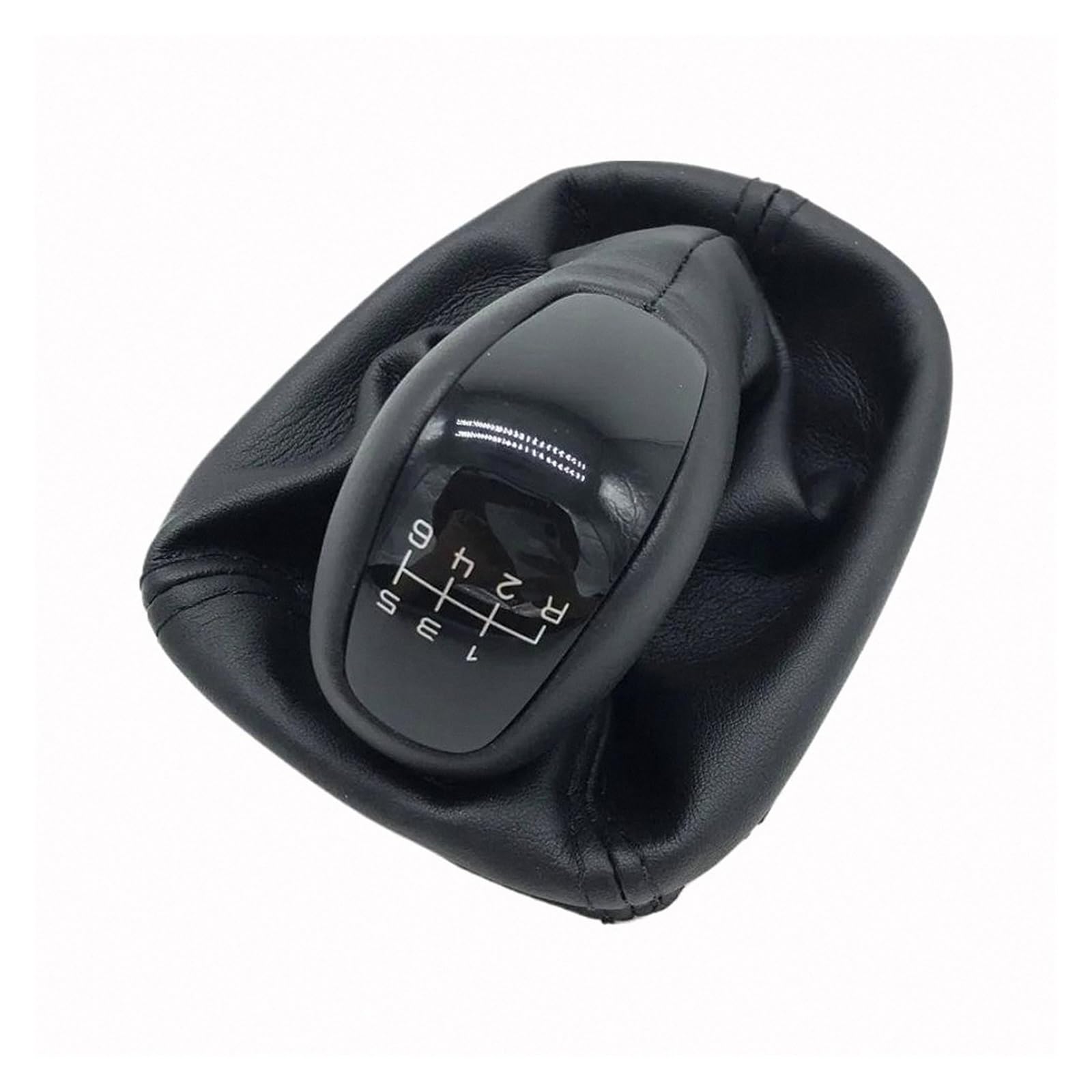 Kunyos 6 Speed Shift Knob For Benz C Class W203 S203 Pu Leather/Abs Stylish