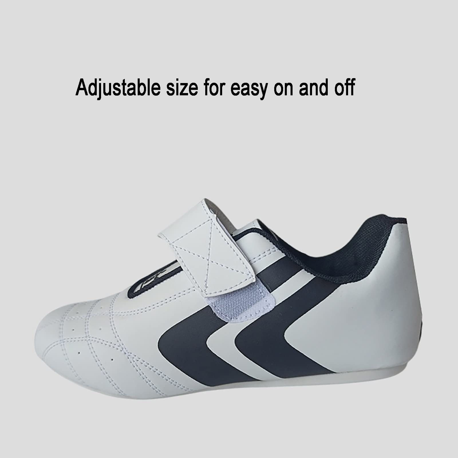 CLSQLXYJZC Scarpe da Taekwondo per Bambini per Adulti, Scarpe da Allenamento Kung Fu da Boxe Traspiranti Antiscivolo Quattro Stagioni, per Scarpe da Arti Marziali da Palestra Sportive Tai Chi Leggere