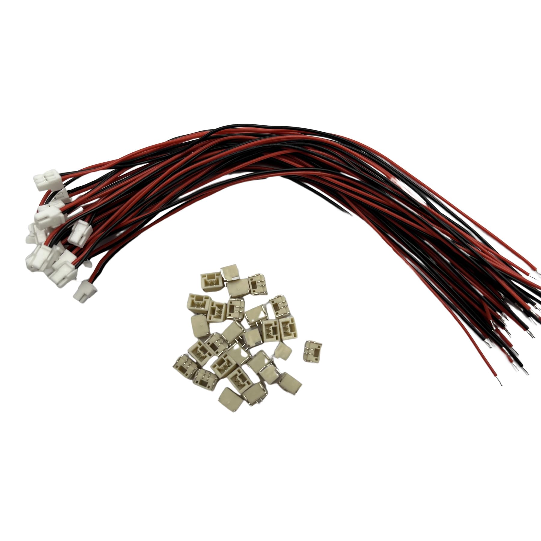 20Pairs Micro JST GH 2Pin 1.25mm Male Female Connector, GH1.25