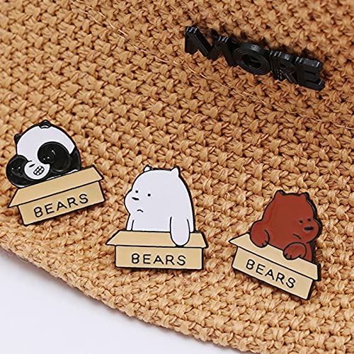 Image of Cute Enamel Pins Cartoon Lapel Pin Brooch Badge for Backpack Jackets Funny Tiger Pins for Gift Anime Enamel Pin for Clothing Hat Decoration