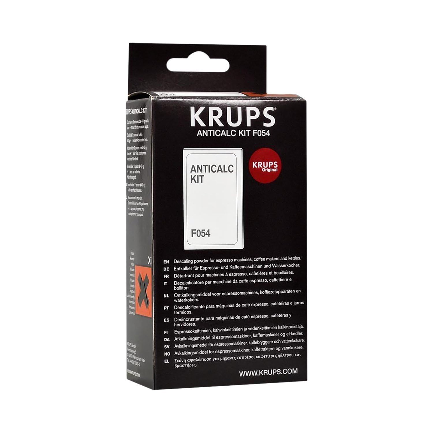 Lot de 2 sachets anti calcaire de 40g Cafetière, Expresso F054001B KRUPS