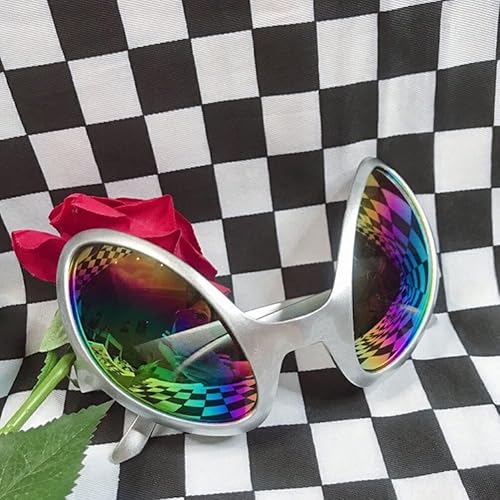 Miniatura 3 de NUOBESTY 2 gafas de alienígena de simulación divertidas, gafas de sol alienígenas, disfraz marciano para vestido, fiesta de Halloween, regalos de