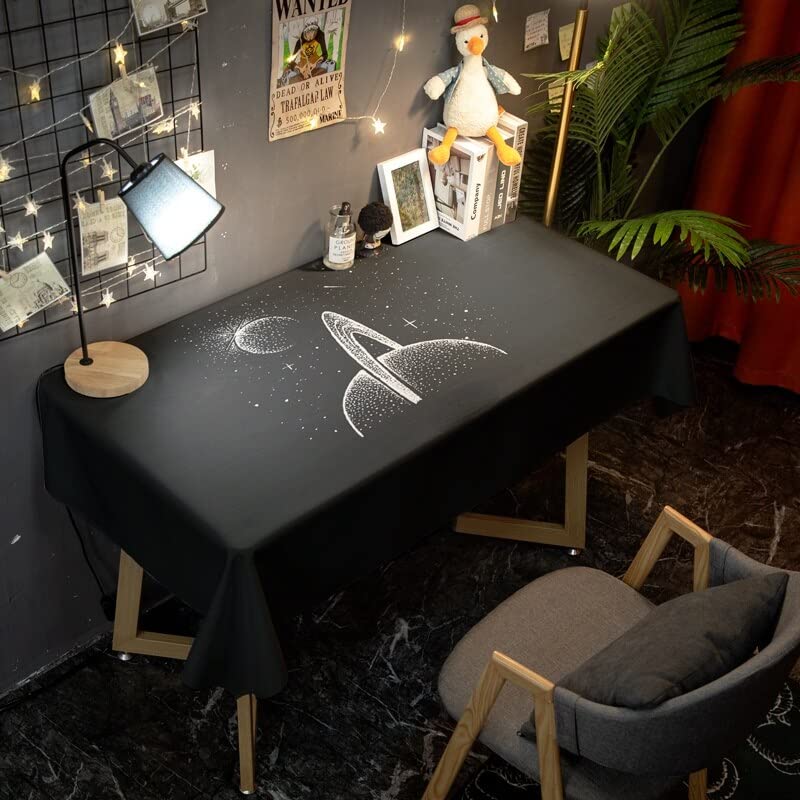 Amazon｜ブラックアート イラスト ムーン 防水 洗いやすい 家庭用