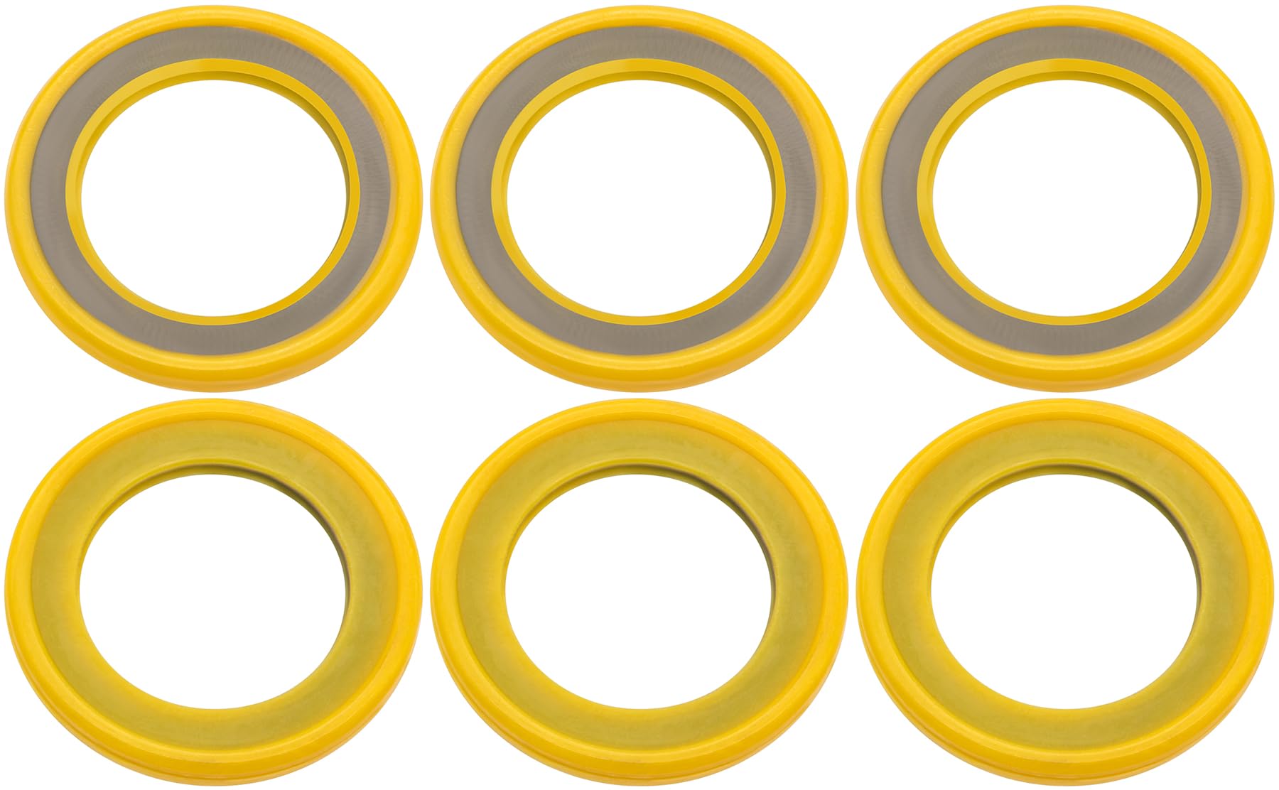6Pcs Gearcase Drain Plug Seal Washer Gaskets 26-830749, Lower Unit Seals Grease Gaskets, Compatible with Mercury Marine/Mercruiser Gear Case Drain Plug 26-830749 26-8M0204694 8M0204693