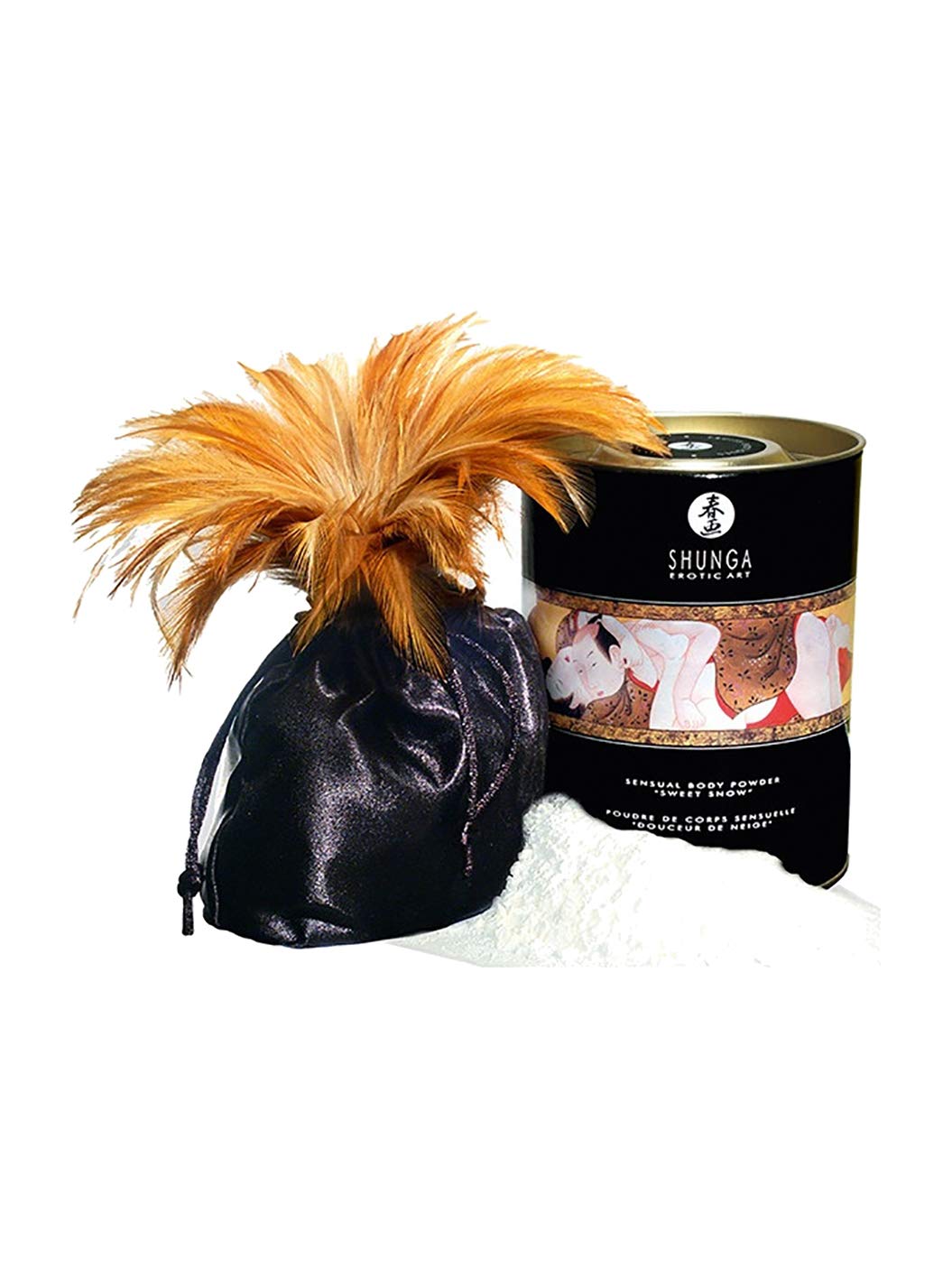 Shunga - Poudre de Corps Sensuelle Douceur de Neige - Cherry, 225 G