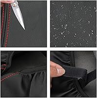 Vista 3 de sportuli Cubierta de Consola Central Funda de Cuero Antiarañazos para Reposabrazos de Repuesto para Accesorios Jeep Grand Cherokee 2011-2020 2021