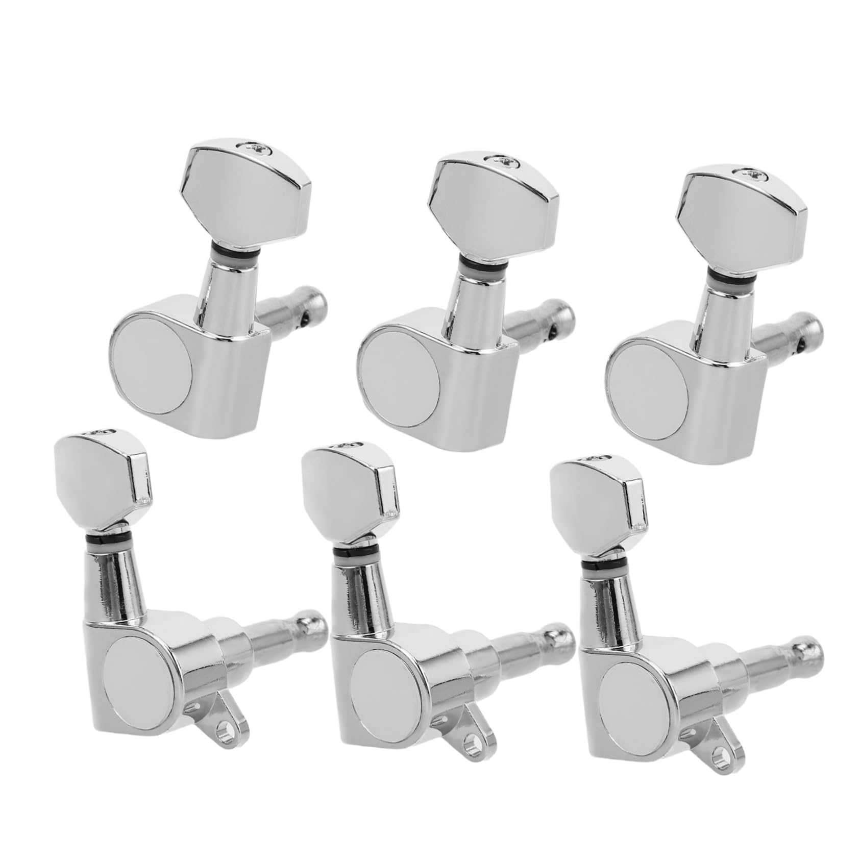 Yardwe Guitar Tuner Machine Heads 6pcs Sealed Tuning Pegs Kit for Electric Acoustic Guitars