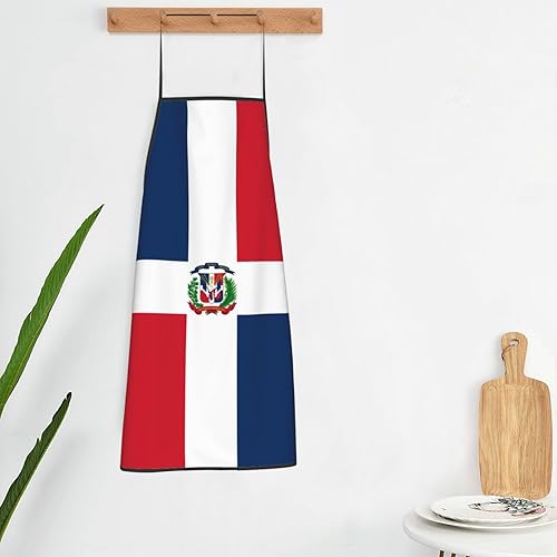 Miniatura 6 de Delantales de bandera francesa de San Martín para hombres, mujeres para cocina, hornear, barbacoa, chef