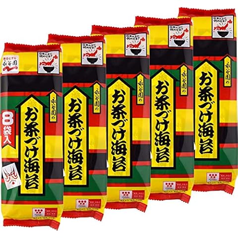 Nagatanien Ochazuke 8pcs Nori Flavor 1.69oz (5 Pack) Cover