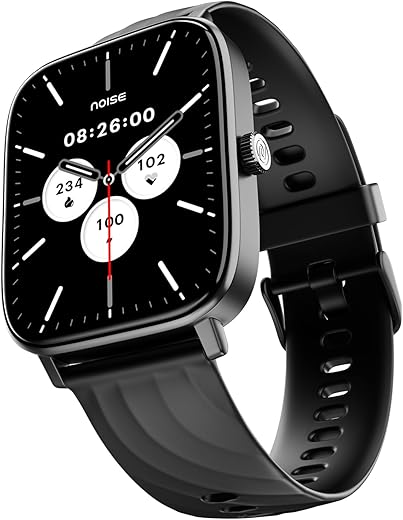 Noise Newly Launched Quad Call 1.81″ Display, Bluetooth Calling Smart Watch, AI Voice Assistance, 160+Hrs Battery Life, Metallic Build, in-Built…