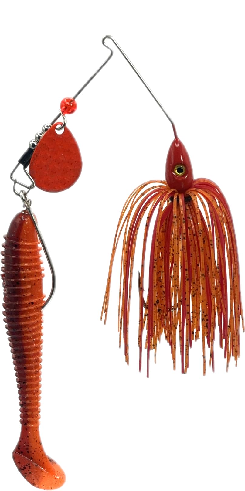 Predator Spinner Bait Swim Bait, Powder Coated Head, Silicone Skirt, premimum swimbait