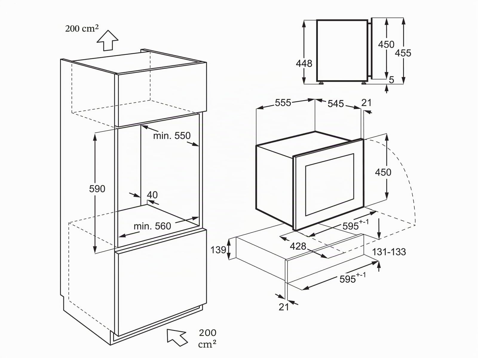 AEG KWK884520M Einbau Weinkühlschrank Edelstahl