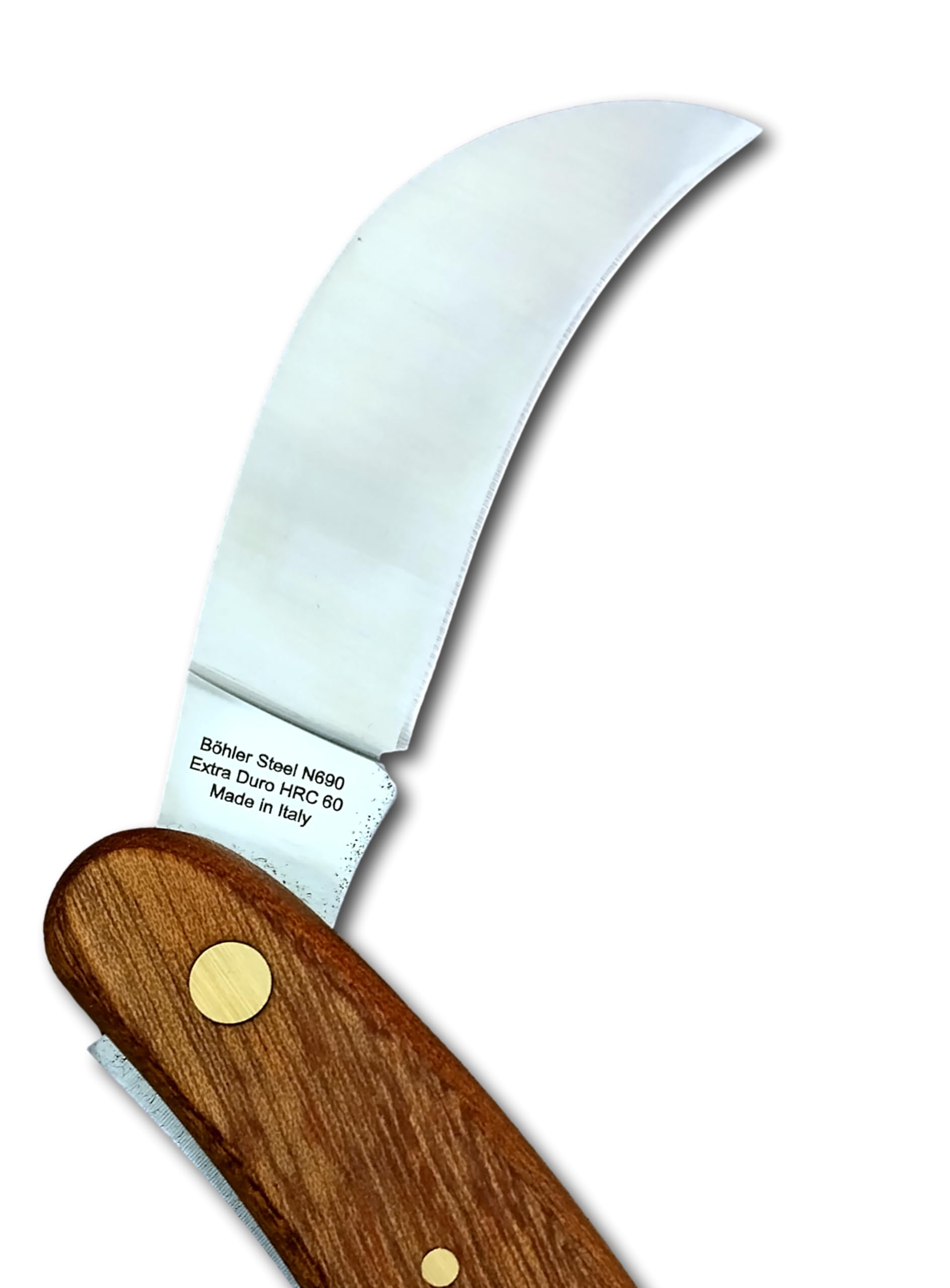 DUE BUOI RONCOLA DA INNESTO 252L - LAMA IN ACCIAIO INOSSIDABILE BÖHLER N690