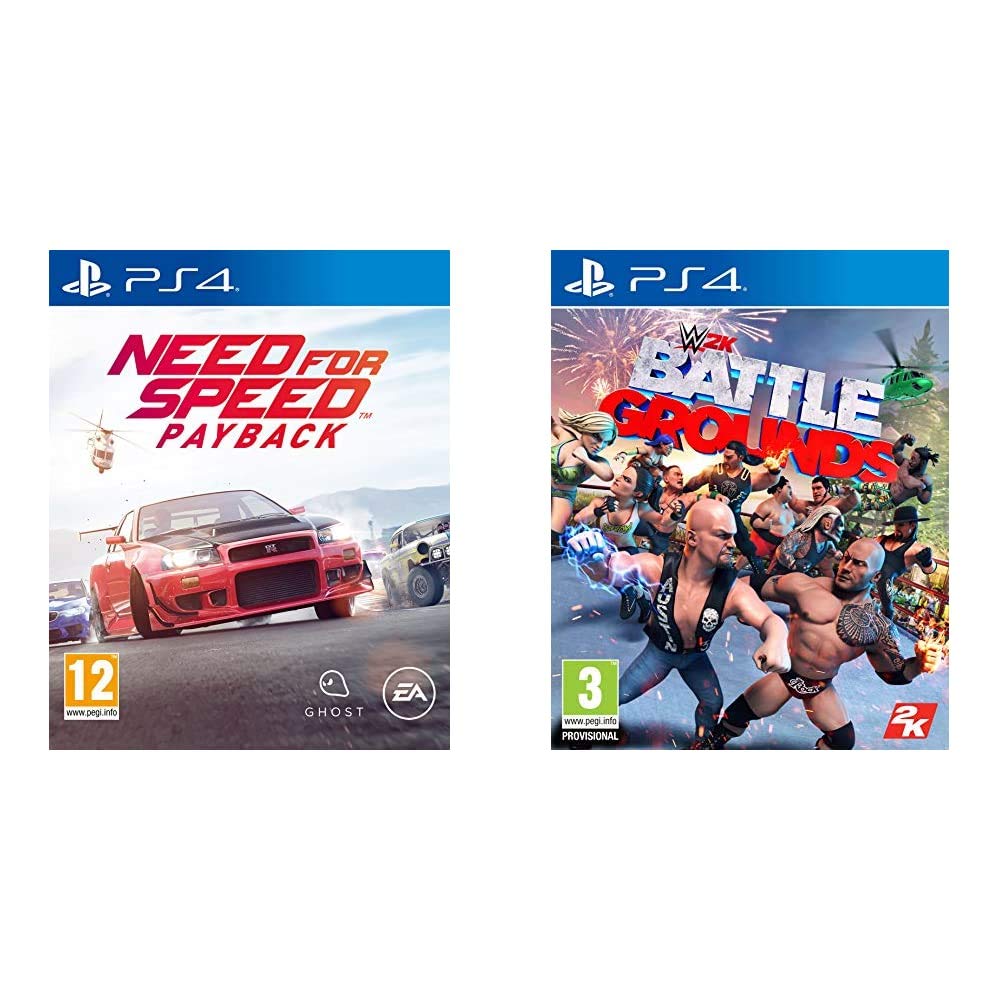WWE 2K Battlegrounds (PS4)+Need for Speed Payback (PS4)