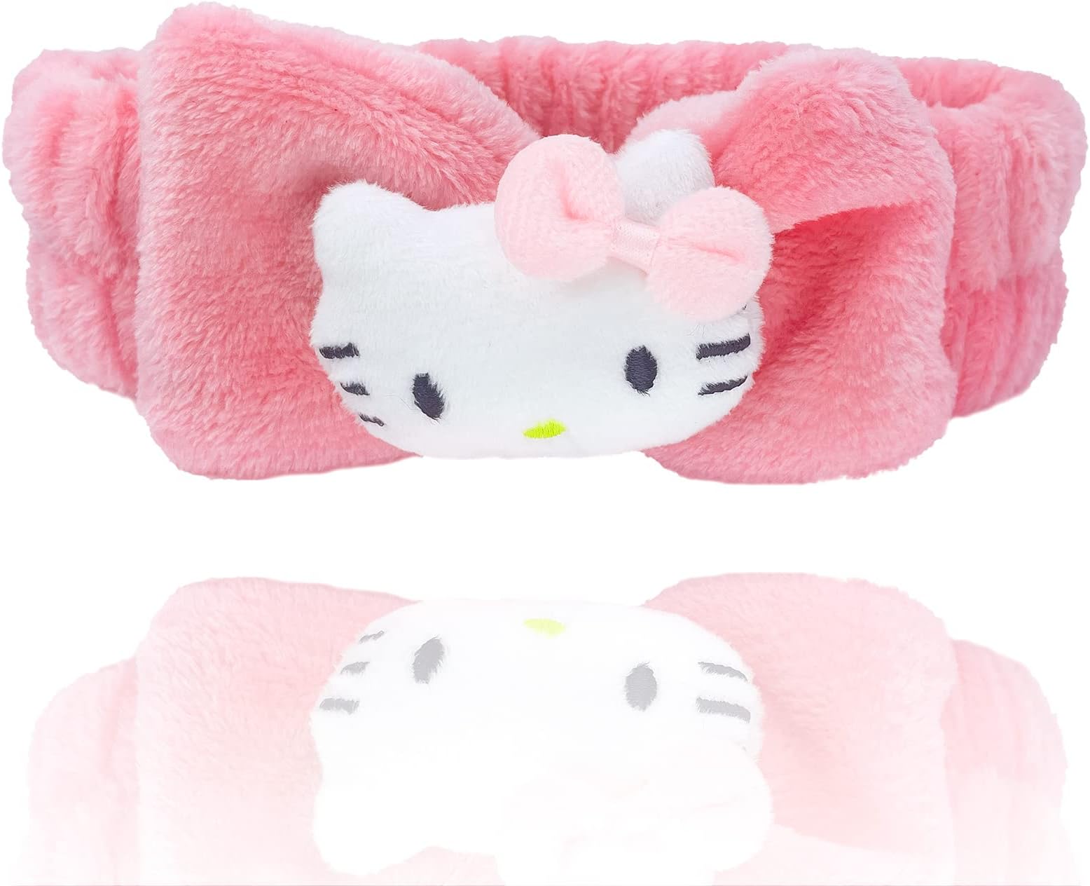 Amazon.com : The Crème Shop Plush Spa Headband with Hello Kitty's ...
