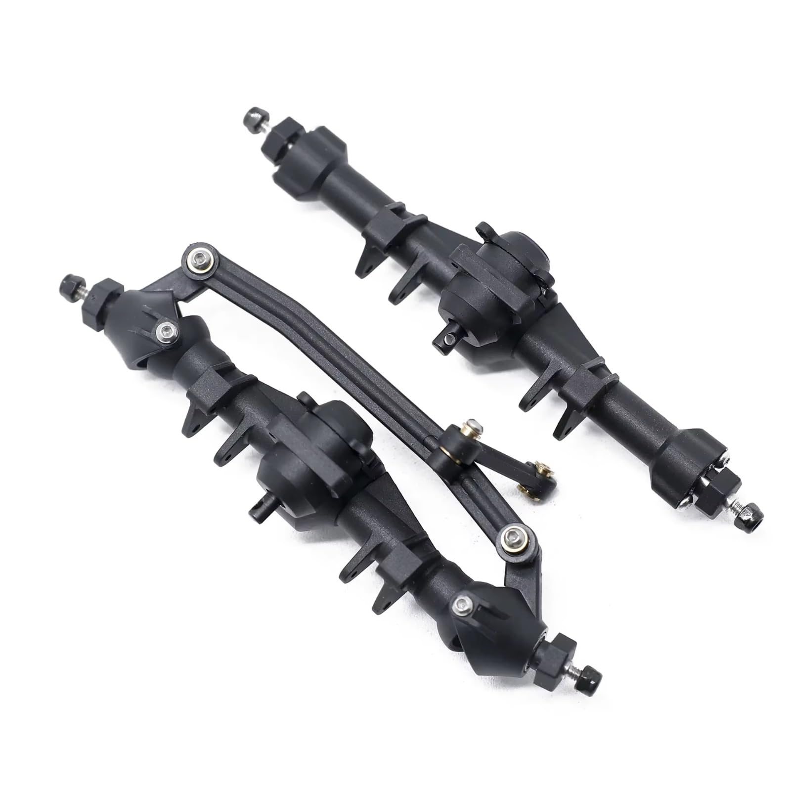 Compatible con Axial para SCX24 para Gladiator para Bronco C10 para Deadbolt 1/24 Juego Completo De Ejes Portal Delantero Y Trasero para Coche RC Crawler Piezas