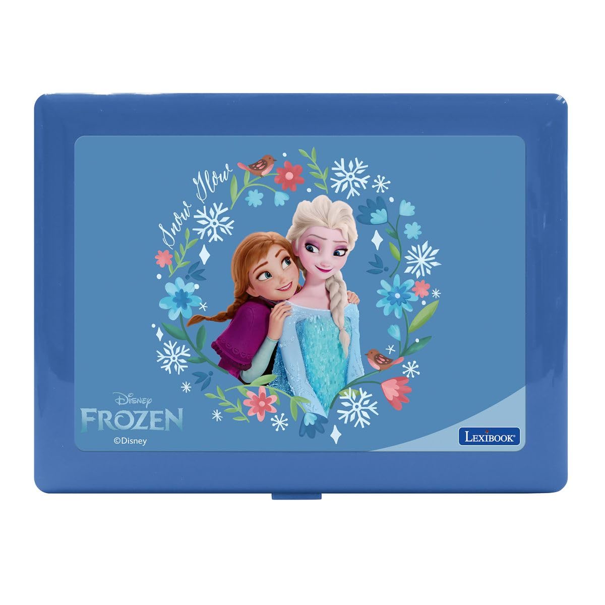 LEXIBOOK, Frozen, Laptop Educativo Bilingüe, Inglés y Español, 164 Actividades, Matemáticas, Juegos de Lógica, Modo Musical, Pantalla LCD Grande, Azul, JC601FZi2