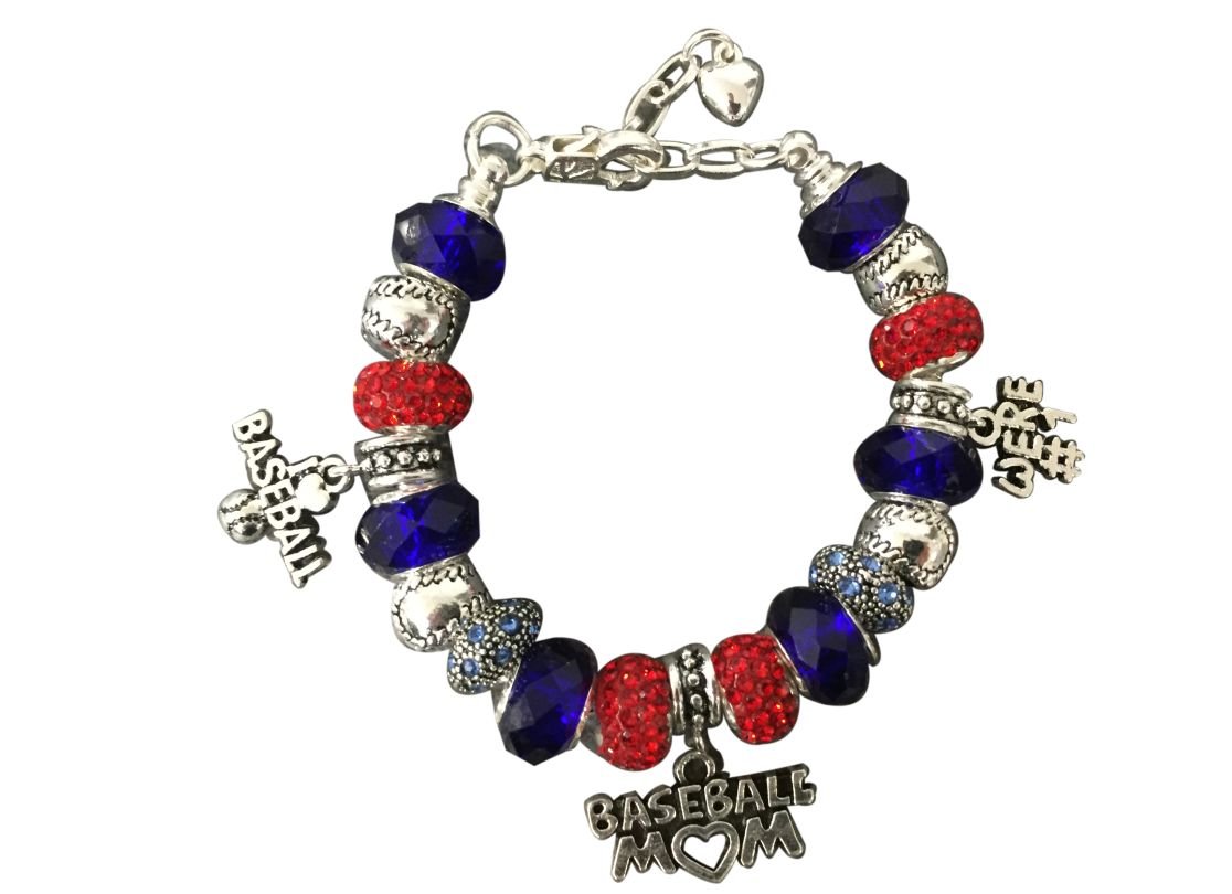 Infinity Collection Baseball Mom Bracelet- Baseball Jewelry for Moms for Baseball Moms